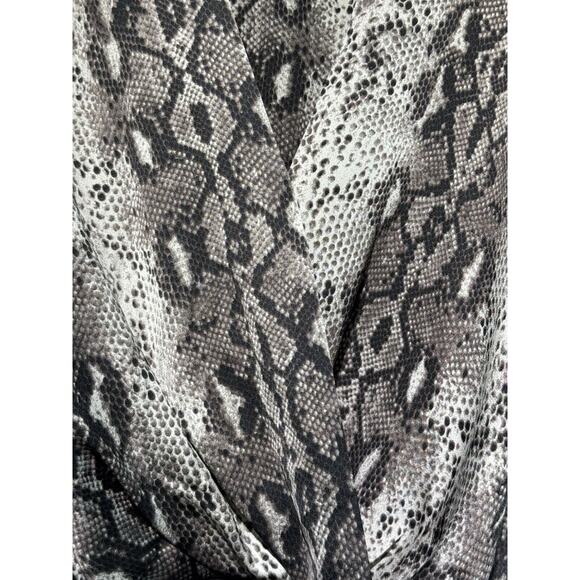 ee:some Bodysuit Snake Skin Look Opaque Sheer Women's Size Medium - Picture 4 of 12